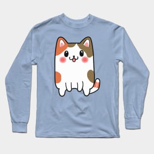 kawaii cat cute tabby Long Sleeve T-Shirt